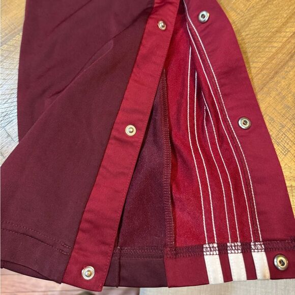 Adidas Originals Adibreak Burgundy Iconic Tear Away Side Snap Track Pants - Picture 12 of 12